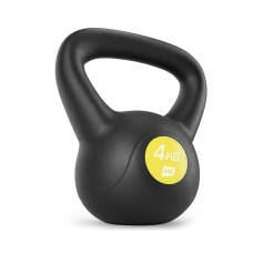 Гиря виниловая 4кг Hop-Sport HS-PB004KB черная