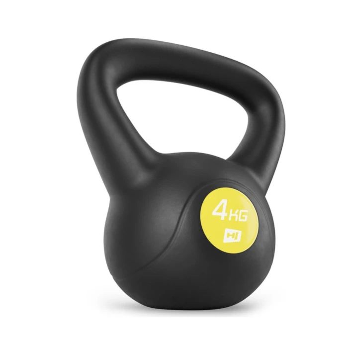 Гиря виниловая 4кг Hop-Sport HS-PB004KB черная