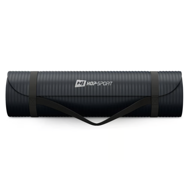 Коврик для йоги Hop-Sport HS-NB015GM NBR 1,5см чорний
