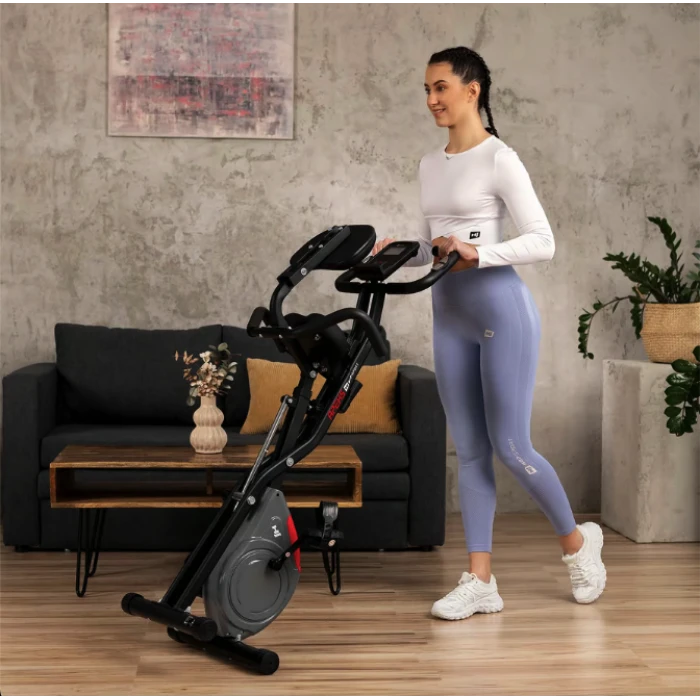 Велотренажер Hop-Sport HS-3030X Apeks X-Bike серый