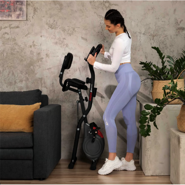 Велотренажер Hop-Sport HS-3030X Apeks X-Bike сірий