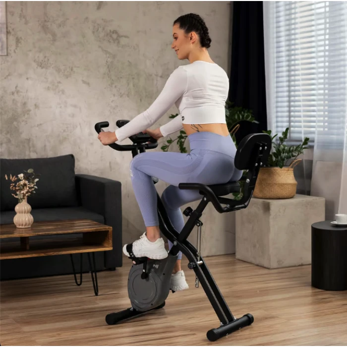 Велотренажер Hop-Sport HS-3030X Apeks X-Bike серый