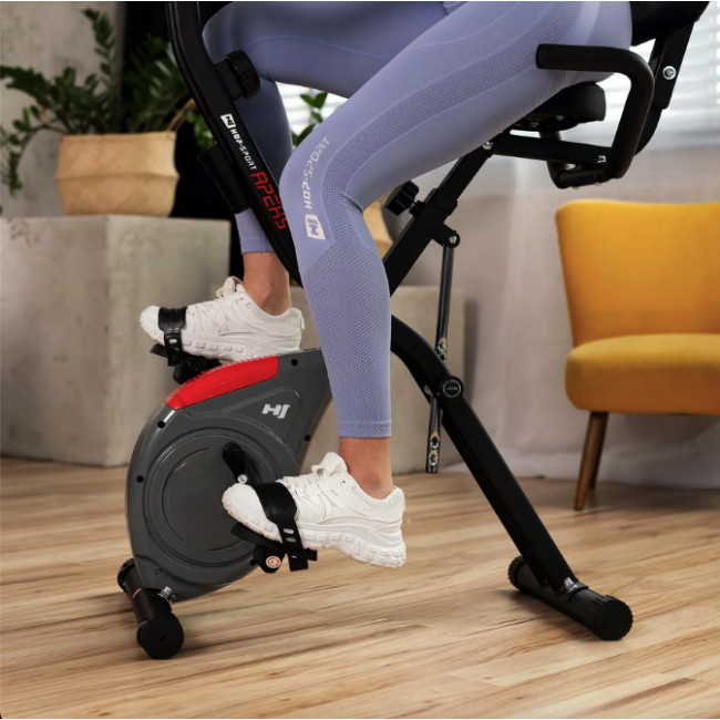 Велотренажер Hop-Sport HS-3030X Apeks X-Bike сірий