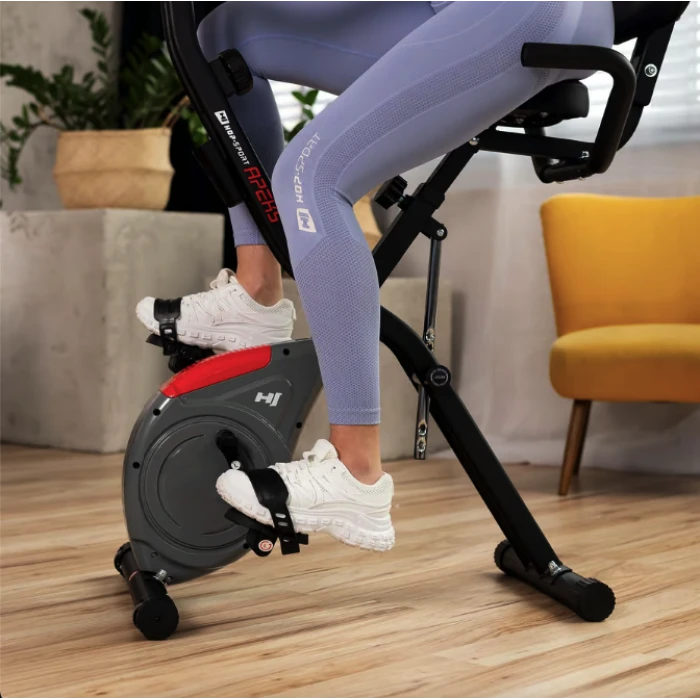 Велотренажер Hop-Sport HS-3030X Apeks X-Bike серый