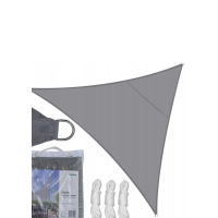 Тент-вітрило Jumi Garden сонцезахисний 3,6 х 3,6 х 3,6 м сірий