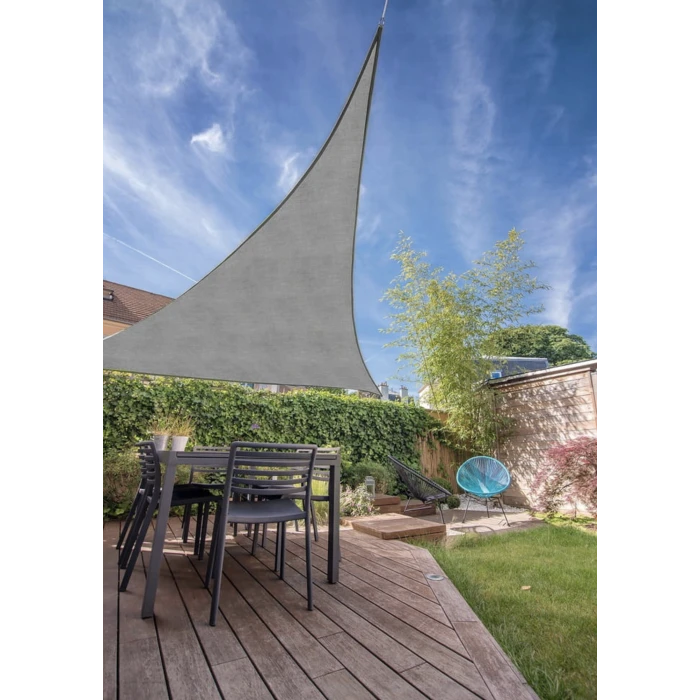 Тент-вітрило Jumi Garden сонцезахисний 3,6 х 3,6 х 3,6 м сірий