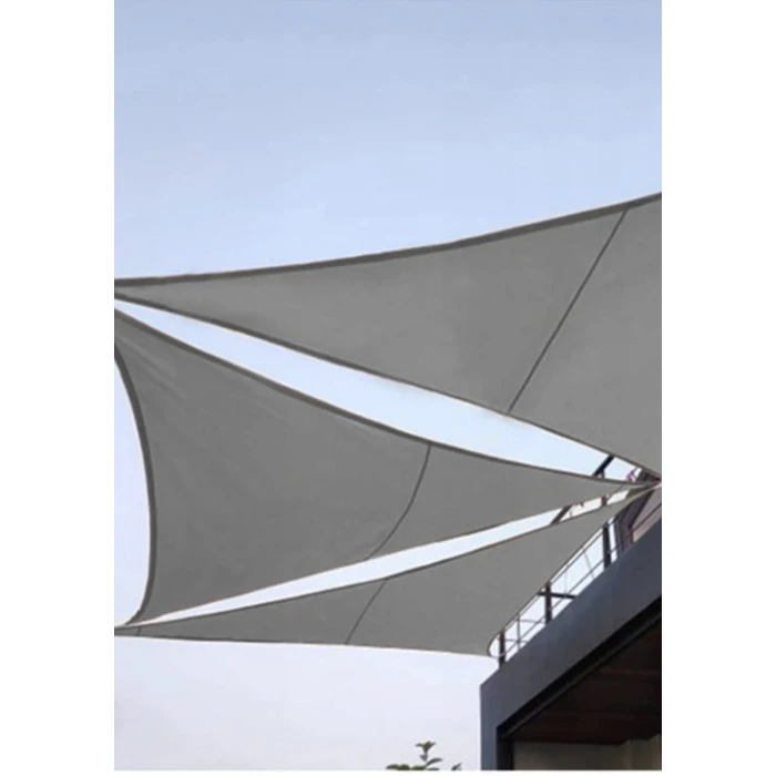 Тент-вітрило Jumi Garden сонцезахисний 3,6 х 3,6 х 3,6 м сірий