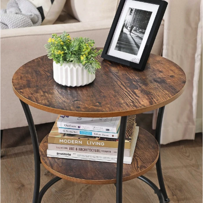 Журнальний столик Leobert Vasagle 55 x 55 x 55см в стилі Loft