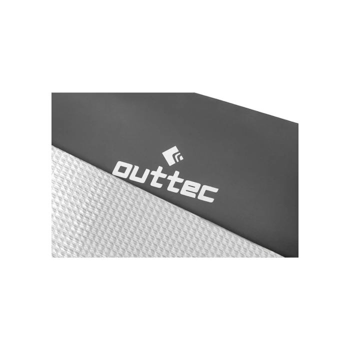 Коврик туристический фольгированный Outtec EVA 1см черный