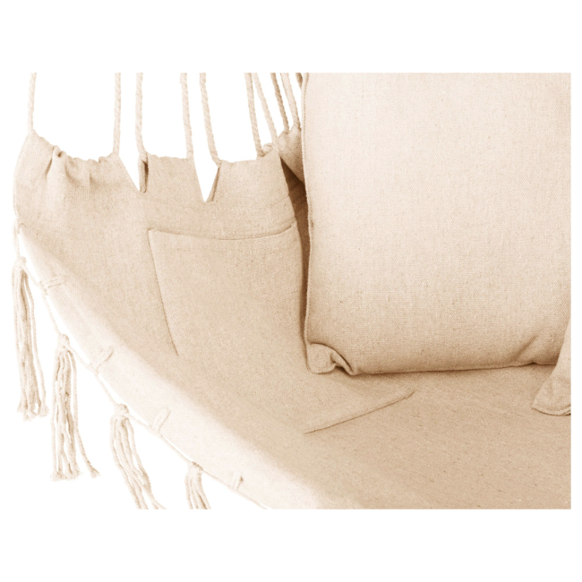 Бразильское кресло - гамак Outtec Boho XXL бежевый
