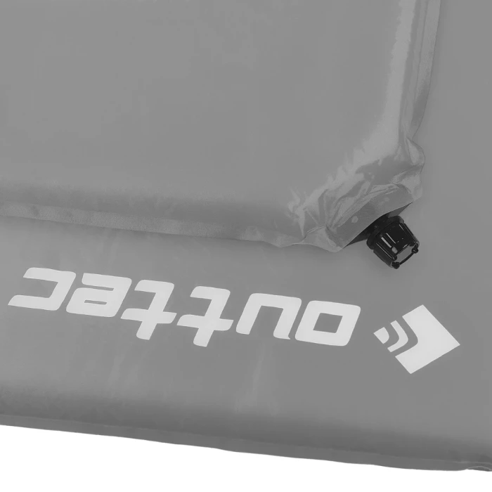 Самонадувний килимок Outtec 180х53х4см гладкий сірий