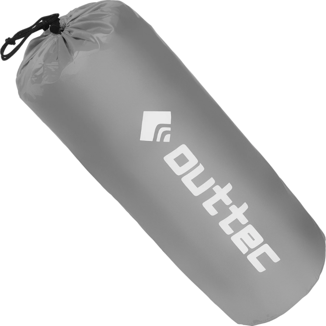 Самонадувний килимок Outtec 180х53х4см гладкий сірий
