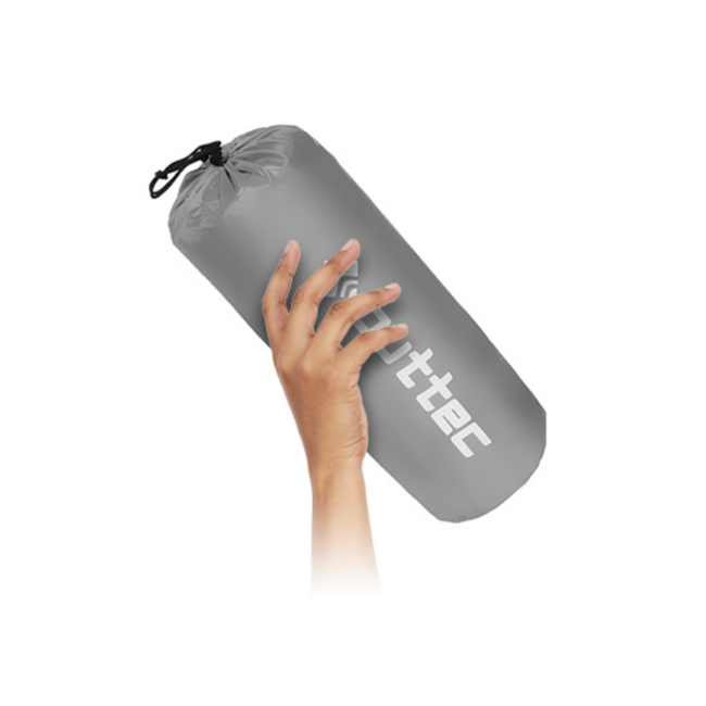 Самонадувний килимок Outtec 180х53х4см гладкий сірий