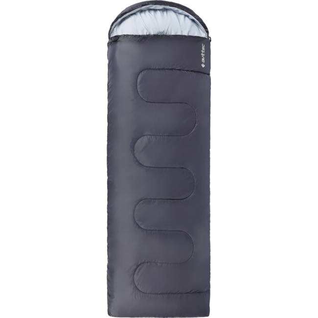 Спальний мішок ковдра Outtec демі з капюшоном синій