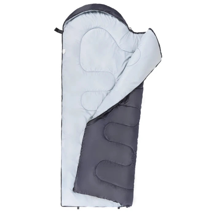 Спальный мешок одеяло Outtec деми с синим капюшоном