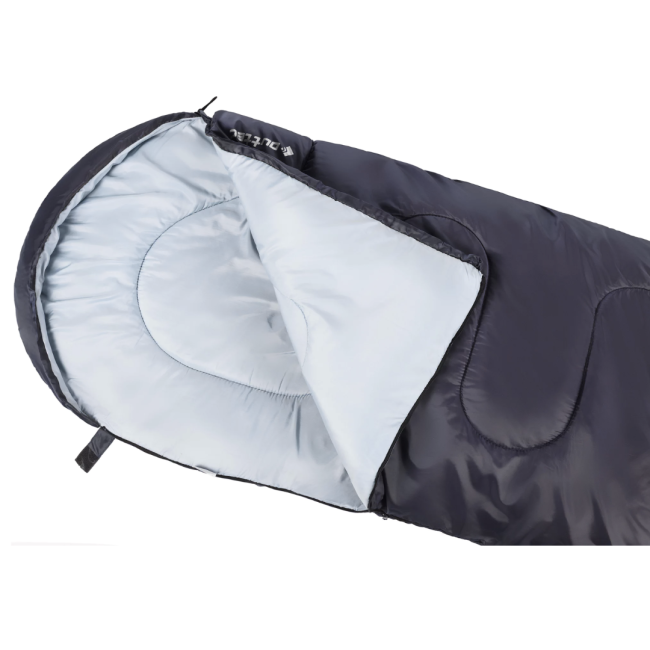 Спальний мішок ковдра Outtec демі з капюшоном синій