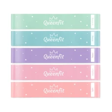 Набір резинок для фітнесу Queenfit 0,5-30кг Q-66109