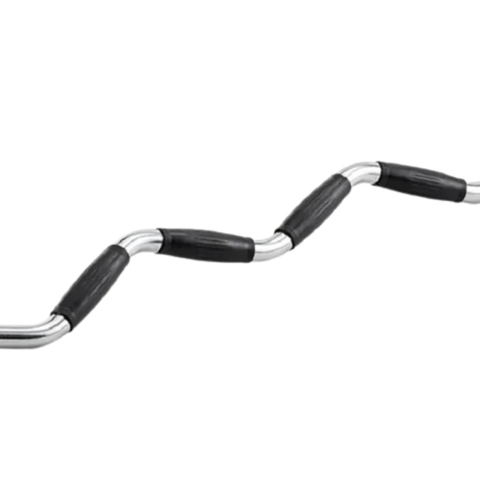 Гриф олімпійський York Fitness W-подібний 135см (50мм) з гумовими рукоятками