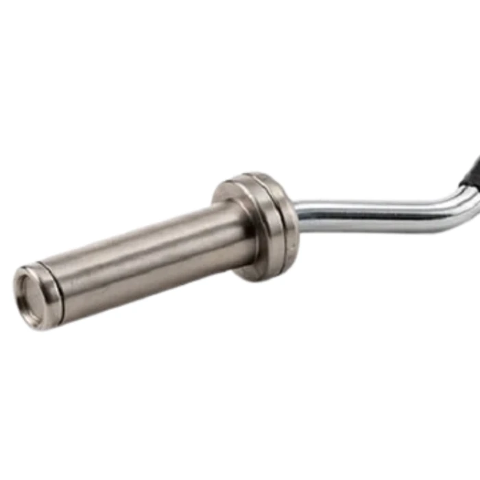 Гриф олімпійський York Fitness W-подібний 135см (50мм) з гумовими рукоятками