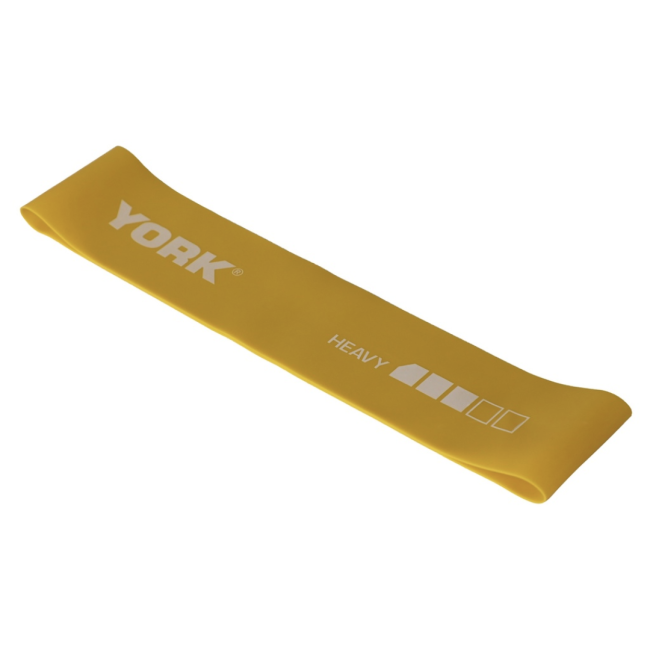Резинка для фитнеса York Heavy, желтый