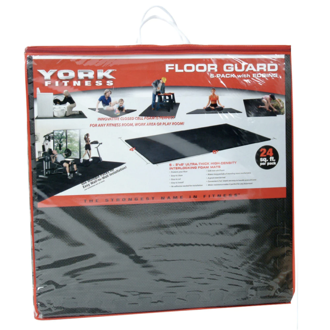 Мат-пазл York Fitness FLOORGUARD 1,2см - 4 частей