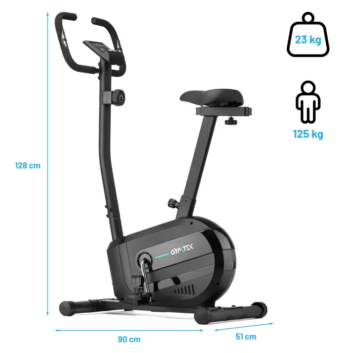 Велотренажер Gymtek XB1000 синий магнитный