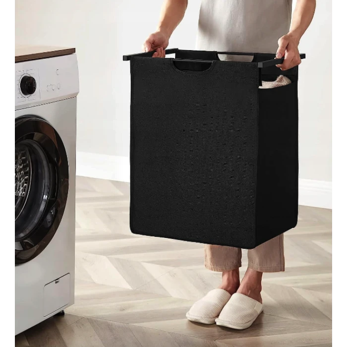 Корзина для белья Leobert Napoli 65 л в стиле Loft черный