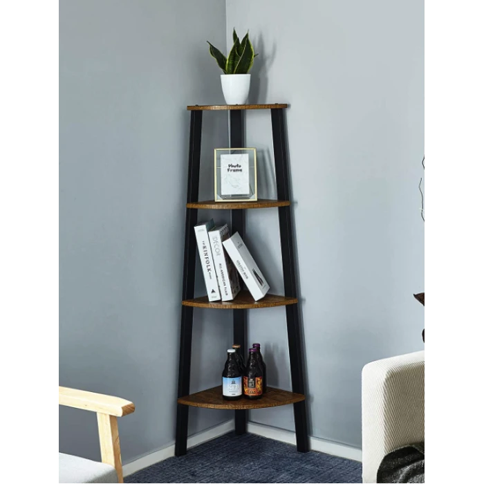 Этажерка Leobert Wooden угловая в стиле Loft