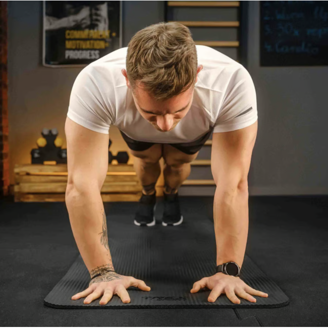 Коврик для йоги Trex Sport TX-018NGM NBR 1см 180х60 черный