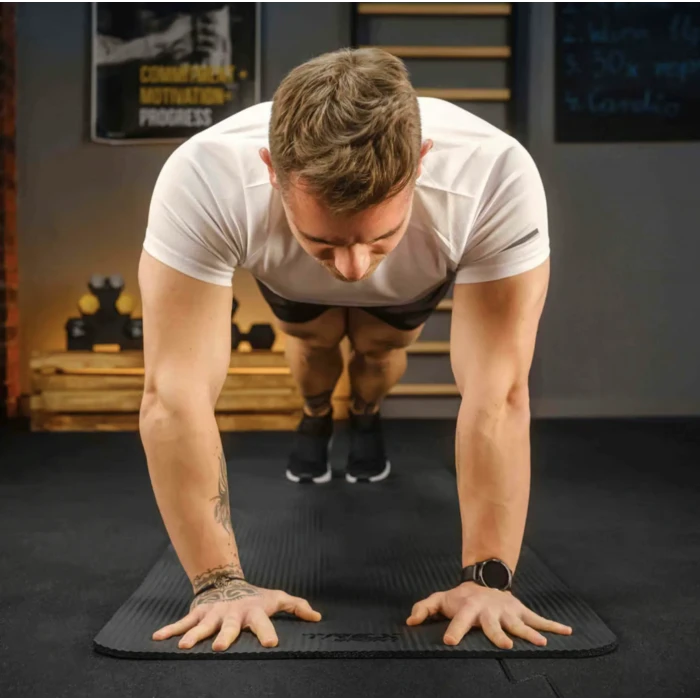 Коврик для йоги Trex Sport TX-018NGM NBR 1см 180х60 черный