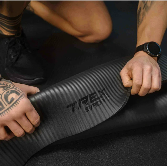 Коврик для йоги Trex Sport TX-018NGM NBR 1см 180х60 черный