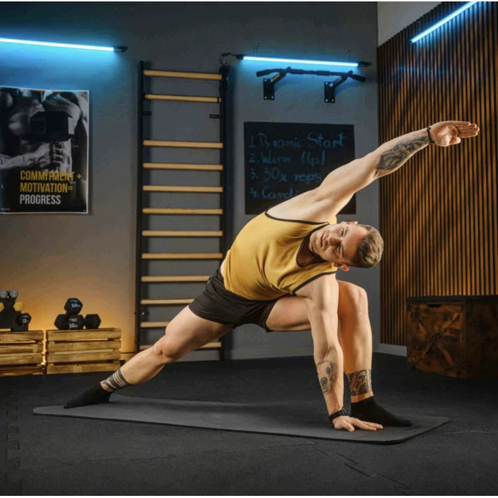 Коврик для йоги Trex Sport TX-018NGM NBR 1см 180х60 черный