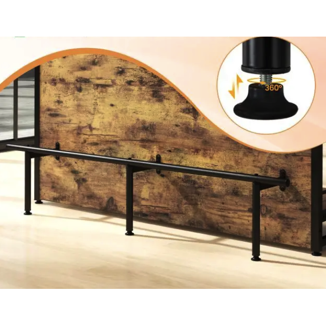 Тумба Costway Dent двухсторонний домашний бар в стиле Loft