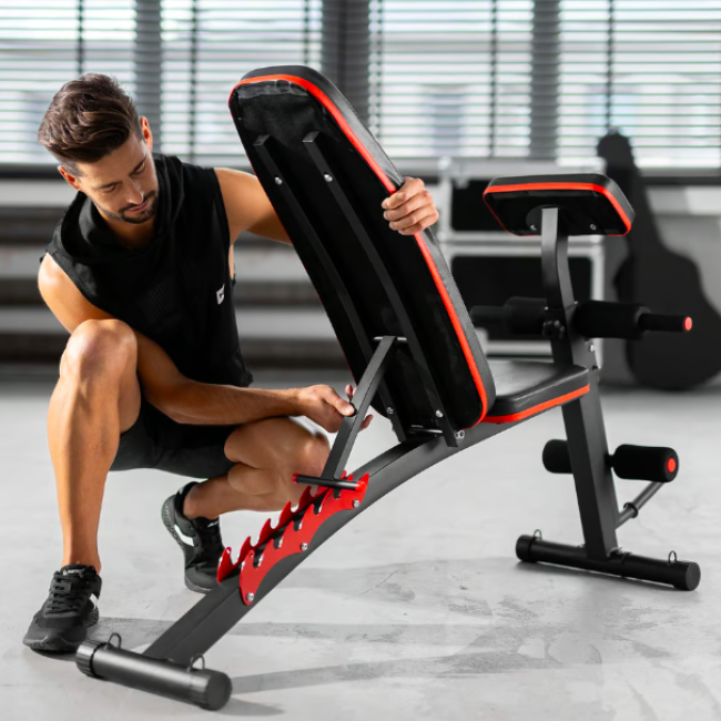 Лавка тренувальна Hop-Sport HS-1035 із партою Скотта