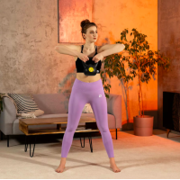 Гиря вінілова 4кг Hop-Sport HS-PB004KB чорна