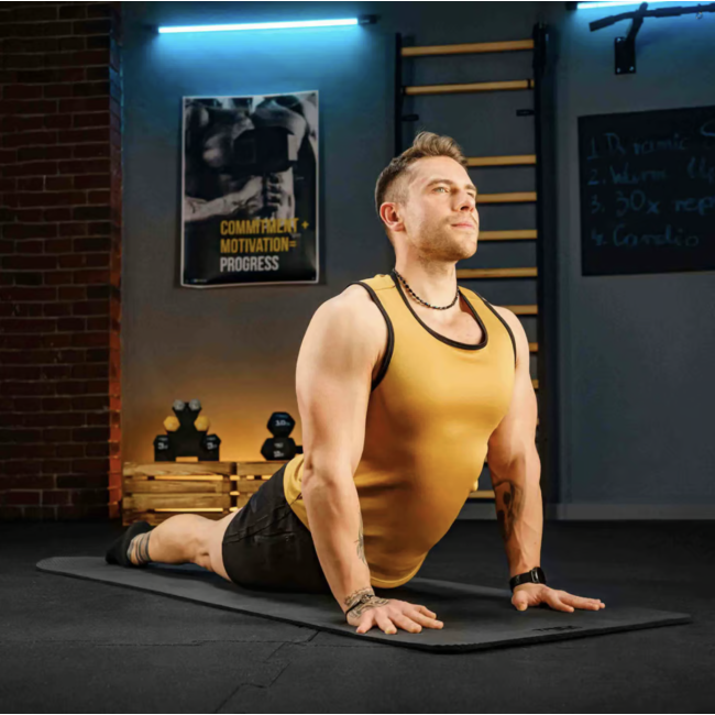 Коврик для йоги Trex Sport TX-018NGM NBR 1см 180х60 черный