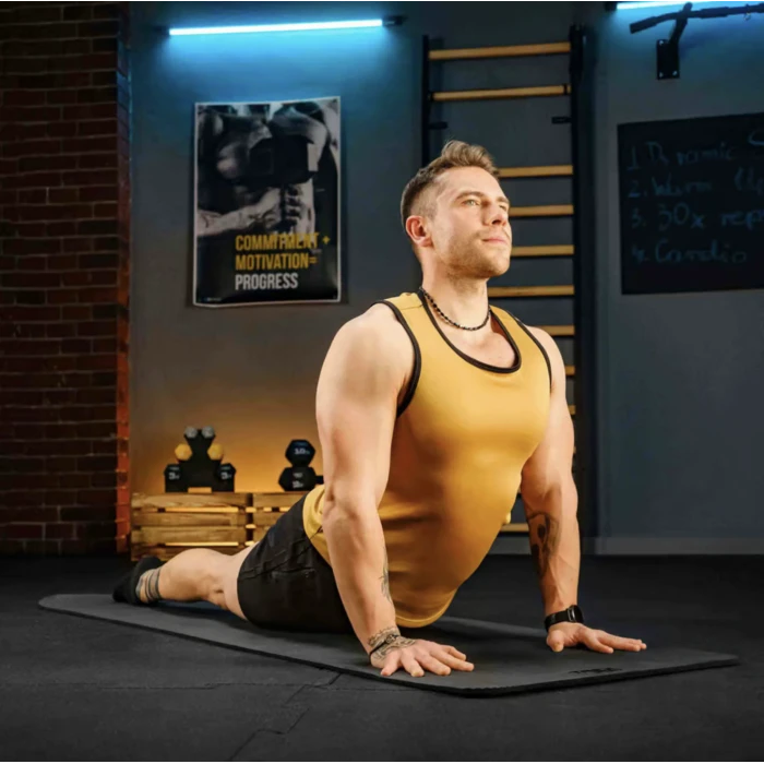 Коврик для йоги Trex Sport TX-018NGM NBR 1см 180х60 черный