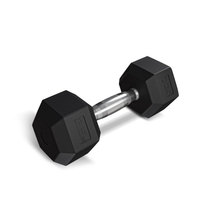 Гантеля шестигранная прорезиненная TX-025RD Trex Sport 2,5 кг