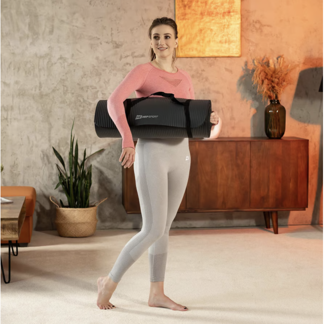 Коврик для йоги Hop-Sport HS-NB010GM NBR 1см чорний