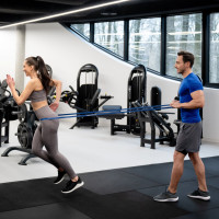 Резинка для фітнесу Gymtek 12-28кг синя