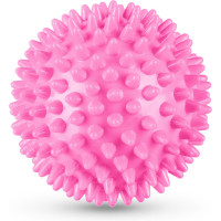 Набір масажних м'ячів Gymtek 70 мм 2 шт твердий/м'який сіро-рожевий