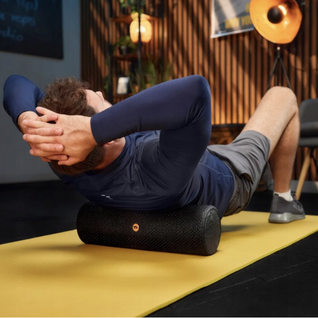 Роллер массажер Trex Sport TX-045EPR EPP соты 45см черный