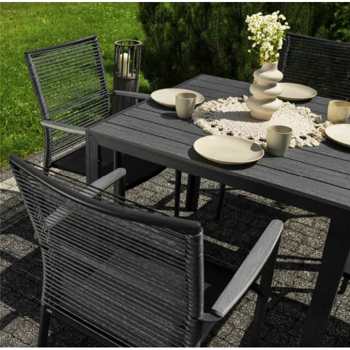 Стол Di Volio Pesaro 90см серый