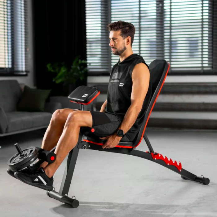 Лавка тренувальна Hop-Sport HS-1035 із партою Скотта