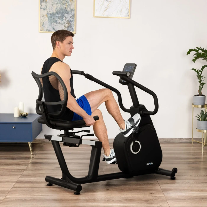 Горизонтальний велотренажер Gymtek XBR8000 електромагнітний