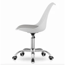 Офісне крісло Leobert Alba біло-сірий