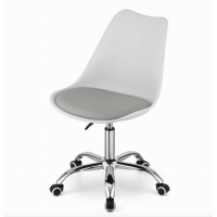 Офисное кресло Leobert Alba бело-серый