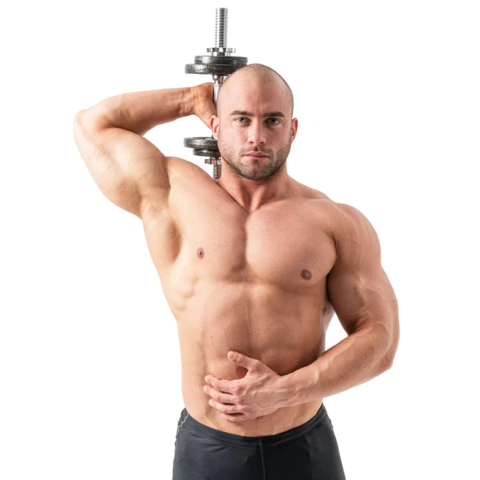 Гантели металлические Hop-Sport New 2 х 15кг с перчатками