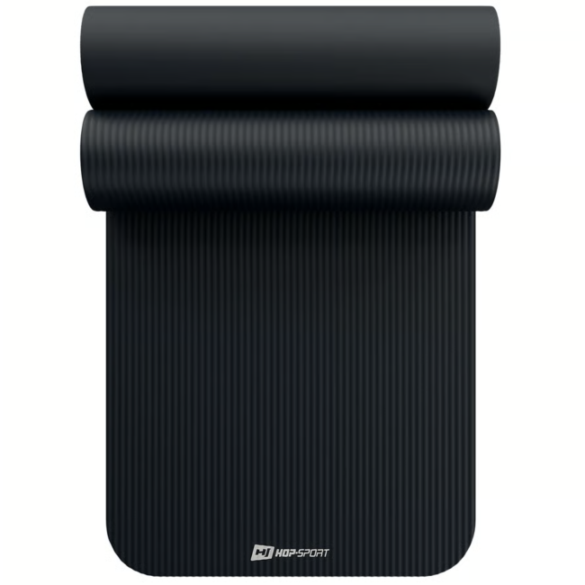 Коврик для йоги Hop-Sport HS-NB010GM NBR 1см чорний