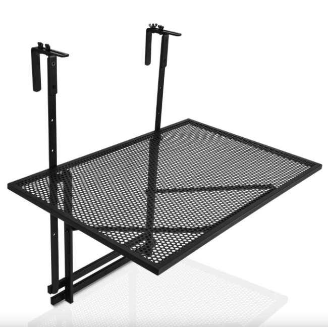 Подвесной столик Costway Mesa балконный черный